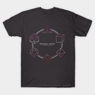 DnD Critical Pride Lesbian T-Shirt